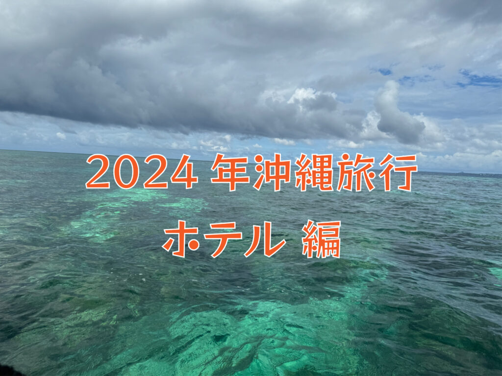 きたぞ沖縄！子供と楽しむ2024年沖縄旅行！　～海遊び編～